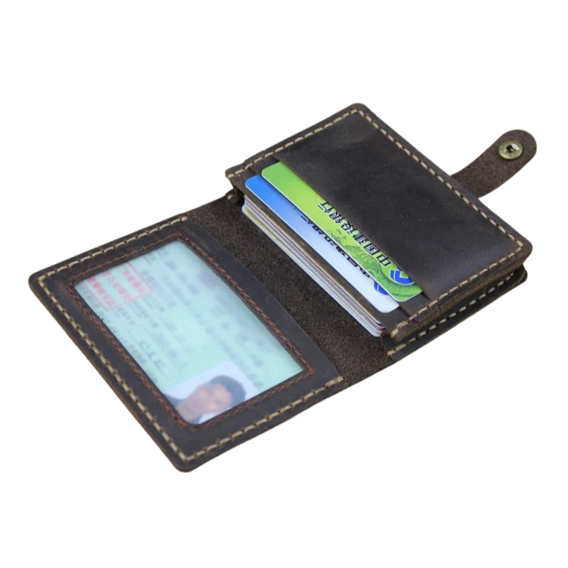 Luxury Leather Card Wallets For Men (Style 3 Coffee)