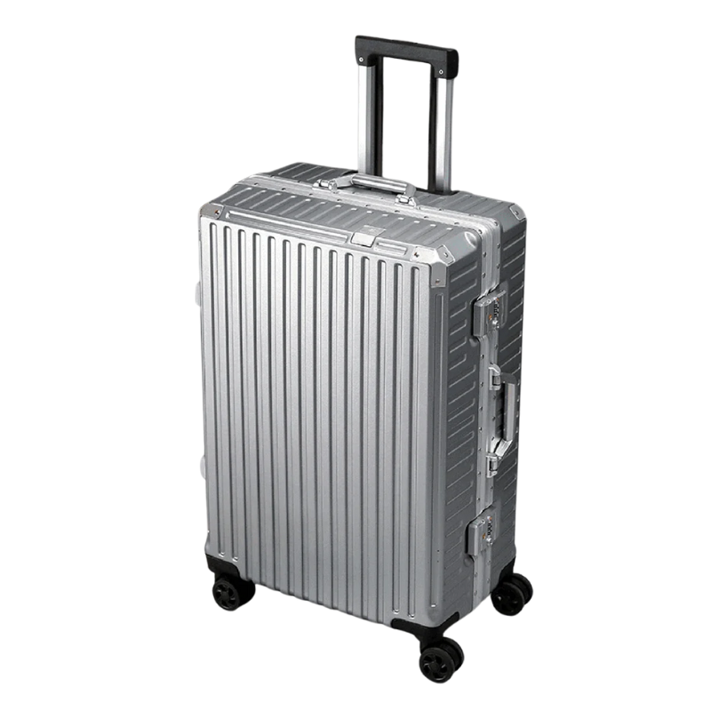 Travel Trolley Luggage (Silver)