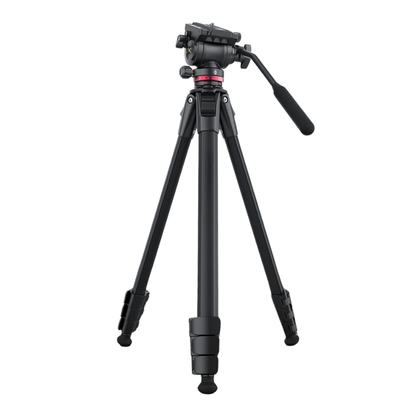 Video Travel Tripod with Fluid Pan