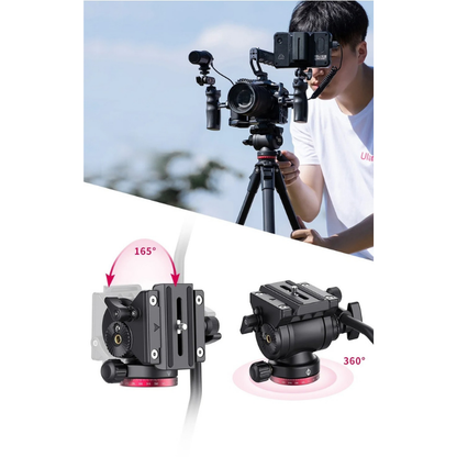 Video Travel Tripod with Fluid Pan