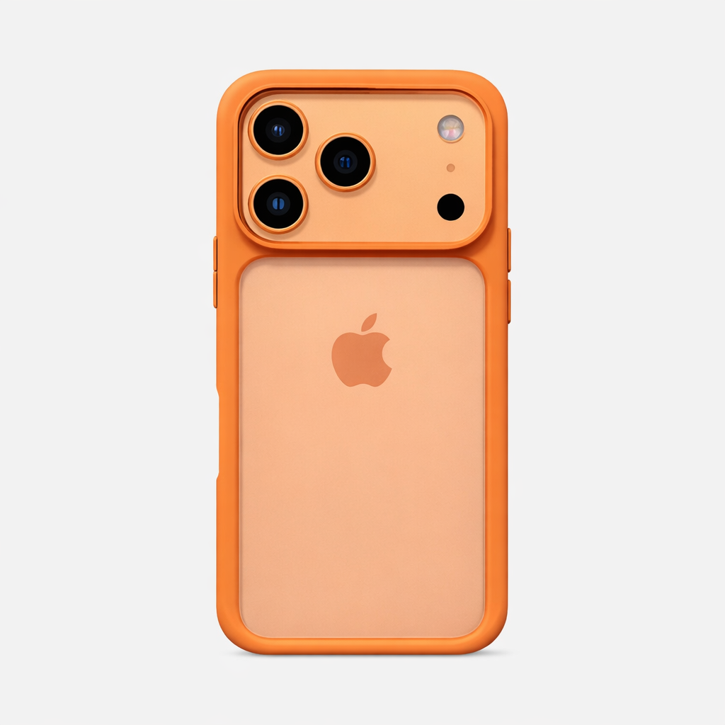 iPhone Orange Matte Case