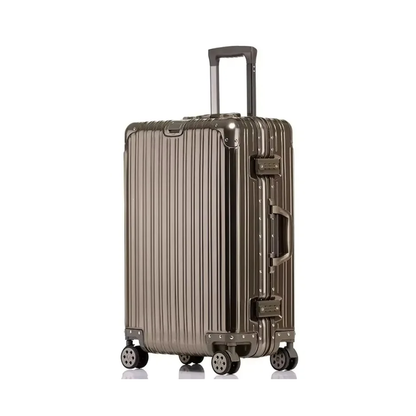 Travel Suitcase Rolling Luggage (Titanium gold)