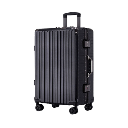 Travel Trolley Luggage (Black Suit)