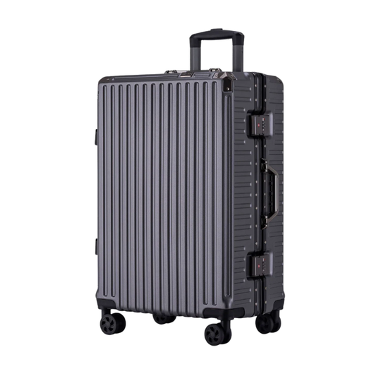Travel Trolley Luggage (Dark Gray Suit)