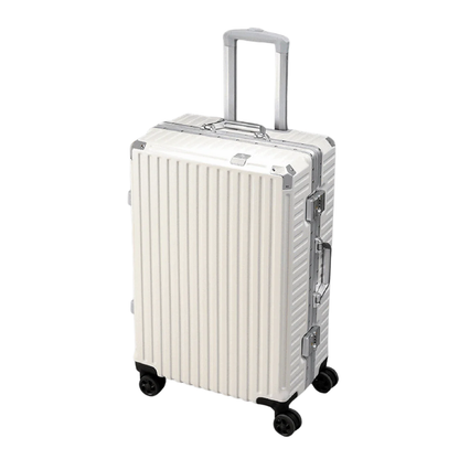 Travel Trolley Luggage (White)