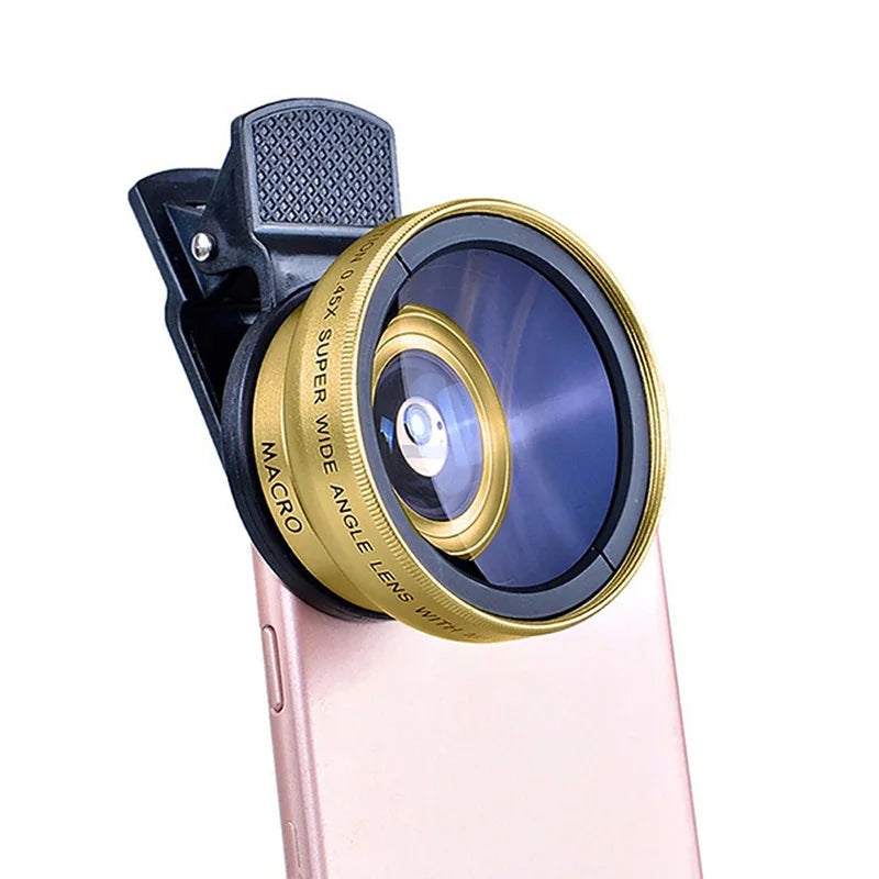 Lens with Universal Clip (Gold)
