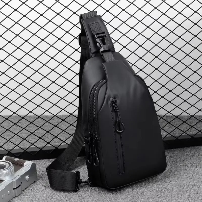 Travel Chest Bag with Solid Crossbody