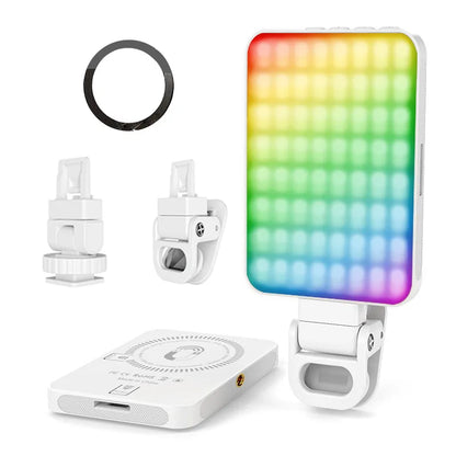 Magnetic Mini LED Ring Light for Travel