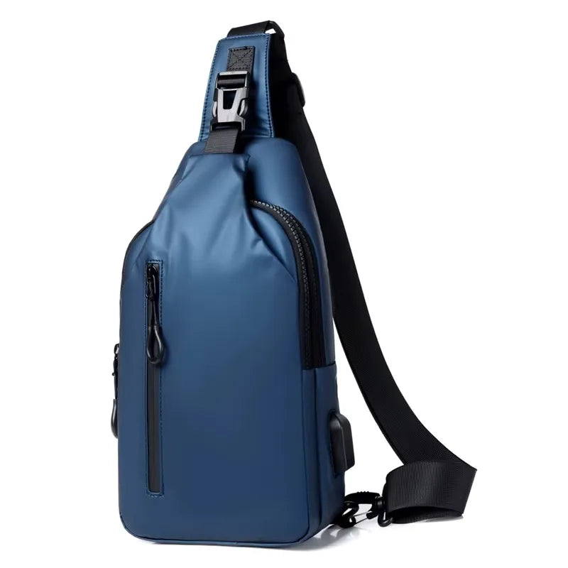 Travel Chest Bag with Solid Crossbody