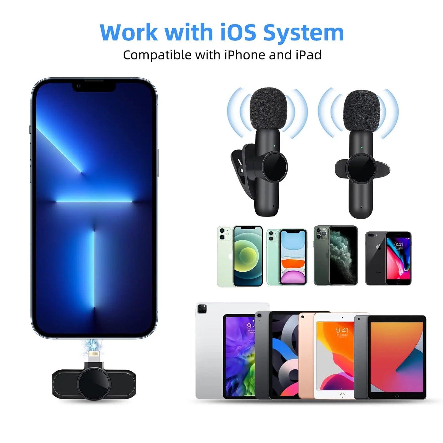 Wireless Microphone with Noise Cancelling