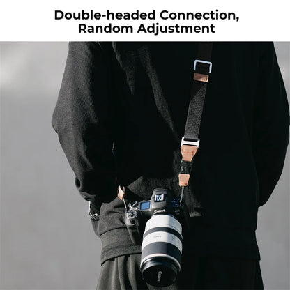 Adjustable Camera Strap (Grey Black)