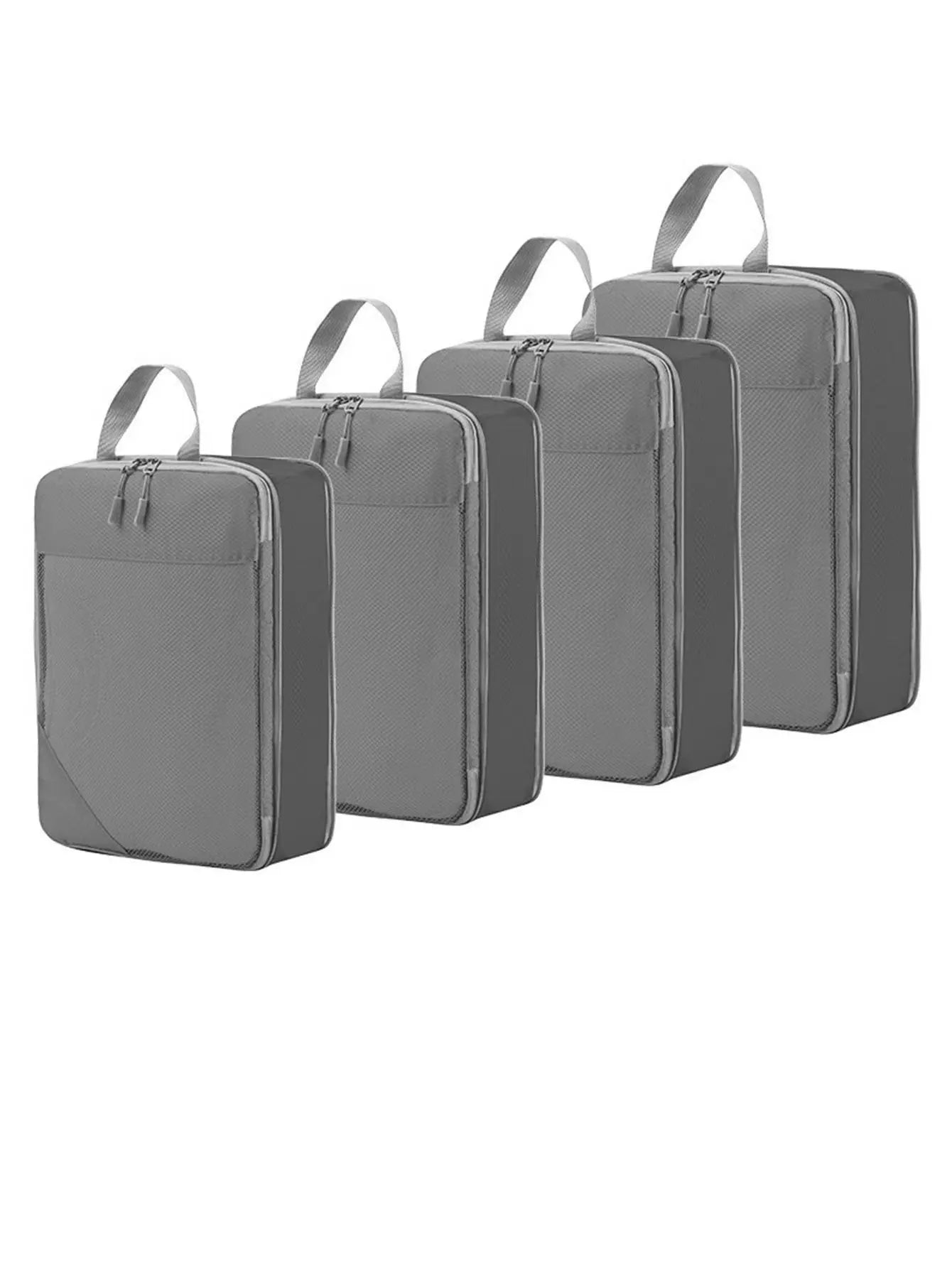 Packing Cubes for Suitcases (Grey - 4 pcs)