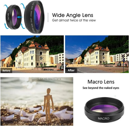 Lens with Universal Clip (Black)