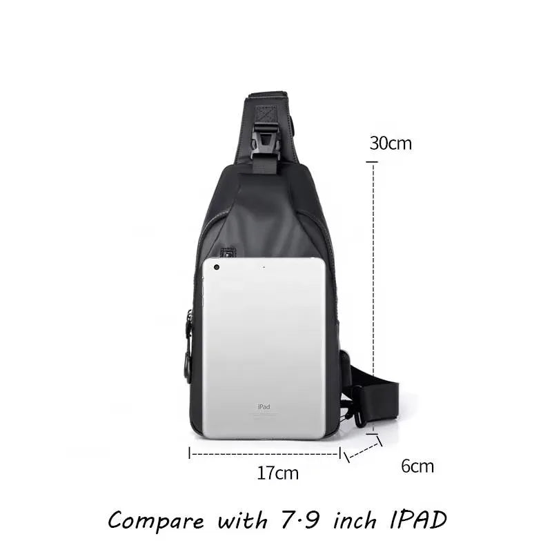 Travel Chest Bag with Solid Crossbody