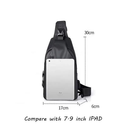 Travel Chest Bag with Solid Crossbody