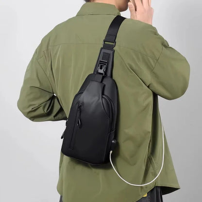 Travel Chest Bag with Solid Crossbody
