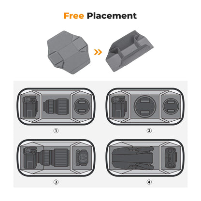 Alpha 10L Camera Accessories Bag Waterproof Carrying Adjustable Shoulder Bag ,For SLR DSLR Camera Accessories