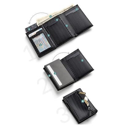 Men's Bifold Wallet (Carbon Fiber)