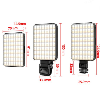 Magnetic Mini LED Ring Light for Travel
