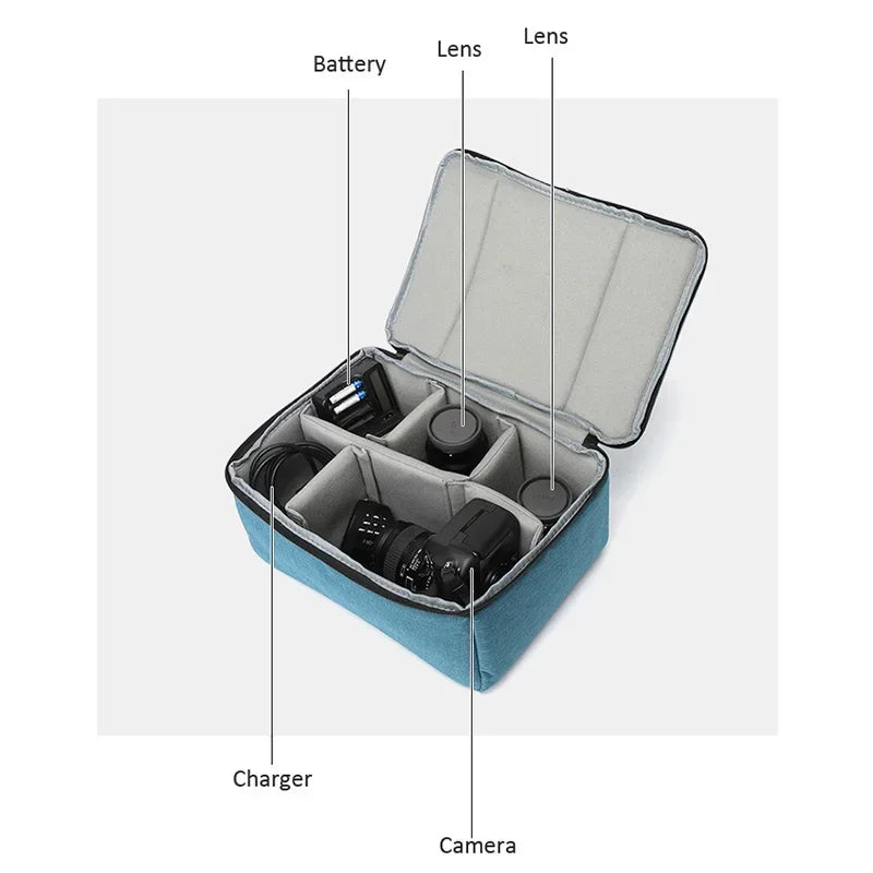 Bag Organizer Divider For Cameras (Blue)