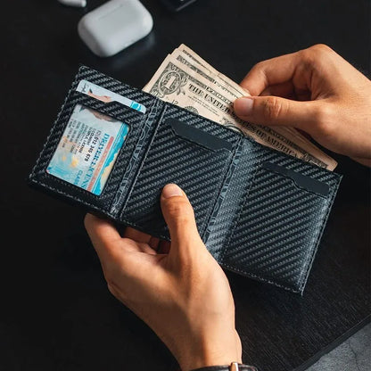 Men's Bifold Wallet (Carbon Fiber)