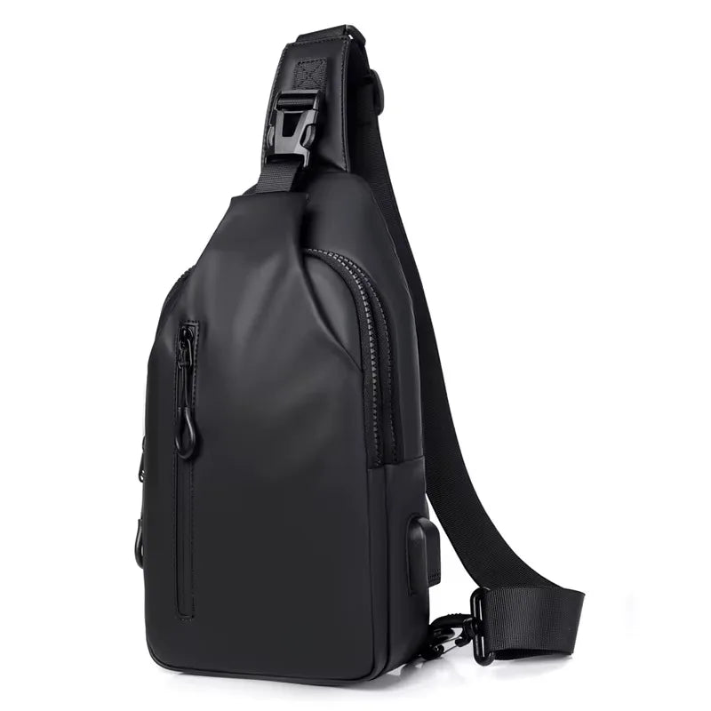 Travel Chest Bag with Solid Crossbody