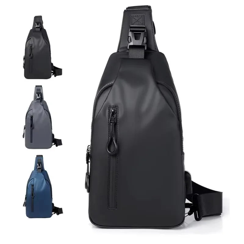 Travel Chest Bag with Solid Crossbody