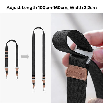 Adjustable Camera Strap (Grey Black)