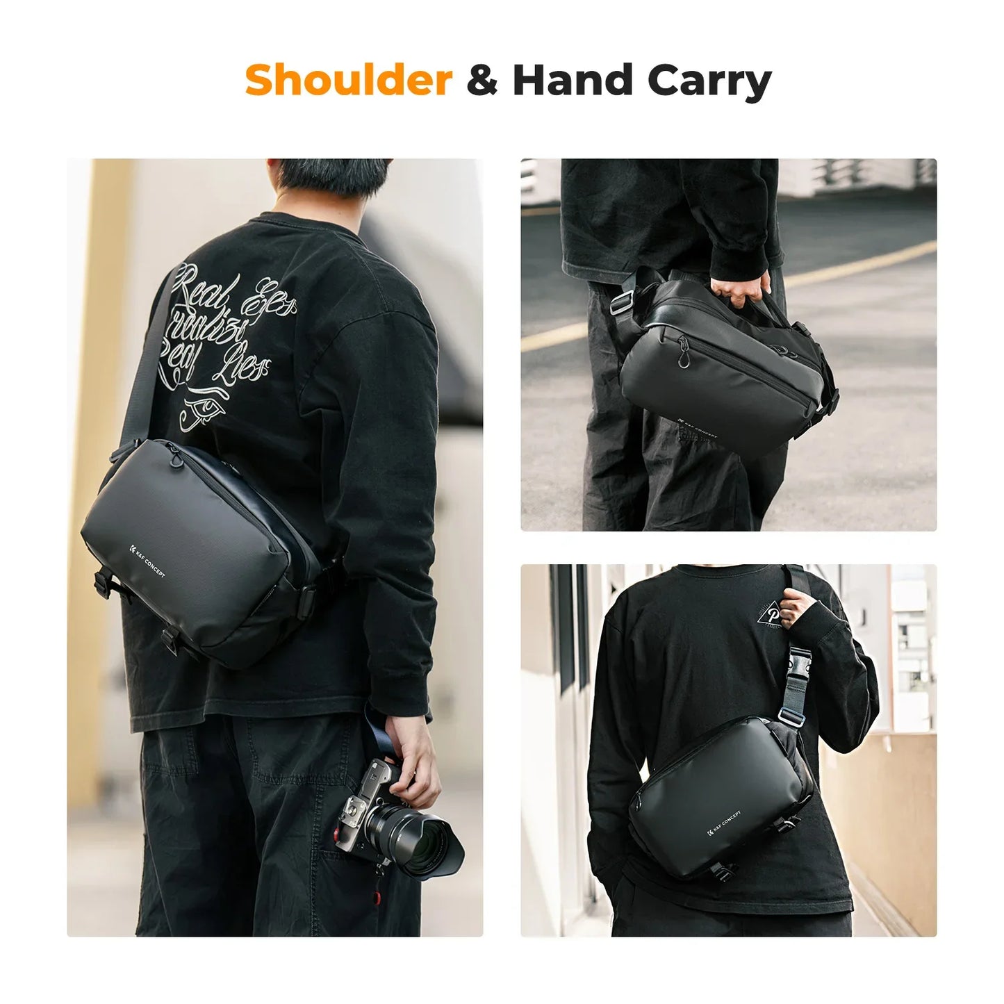 Alpha 10L Camera Accessories Bag Waterproof Carrying Adjustable Shoulder Bag ,For SLR DSLR Camera Accessories