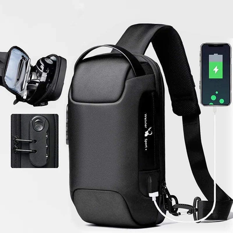 Sling Bag with USB port