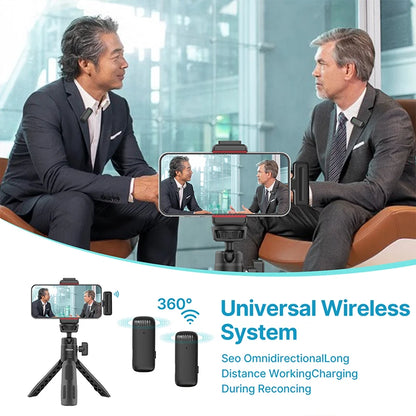 Wireless Microphone with Plug Play (Dual)