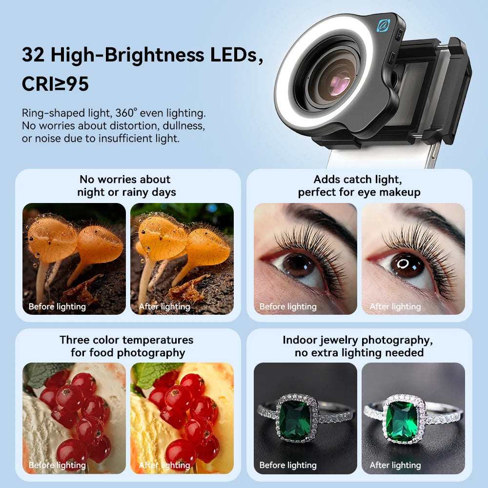 Micro Phone Camera Lens