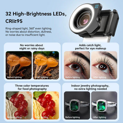 Micro Phone Camera Lens