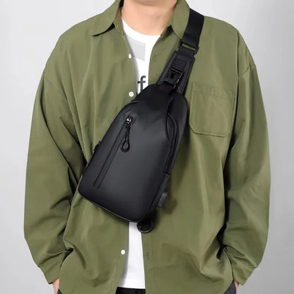 Travel Chest Bag with Solid Crossbody