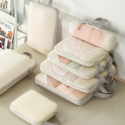 Packing Cubes for Suitcases (Beige- 4 pcs)