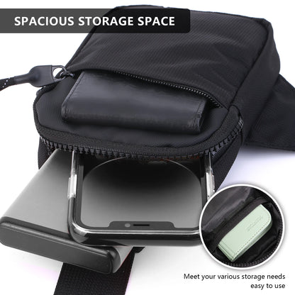 Sling Bag with Mini Nylon Satchel