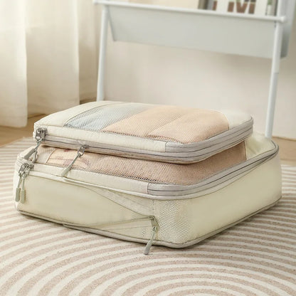 Packing Cubes for Suitcases (Beige- 4 pcs)