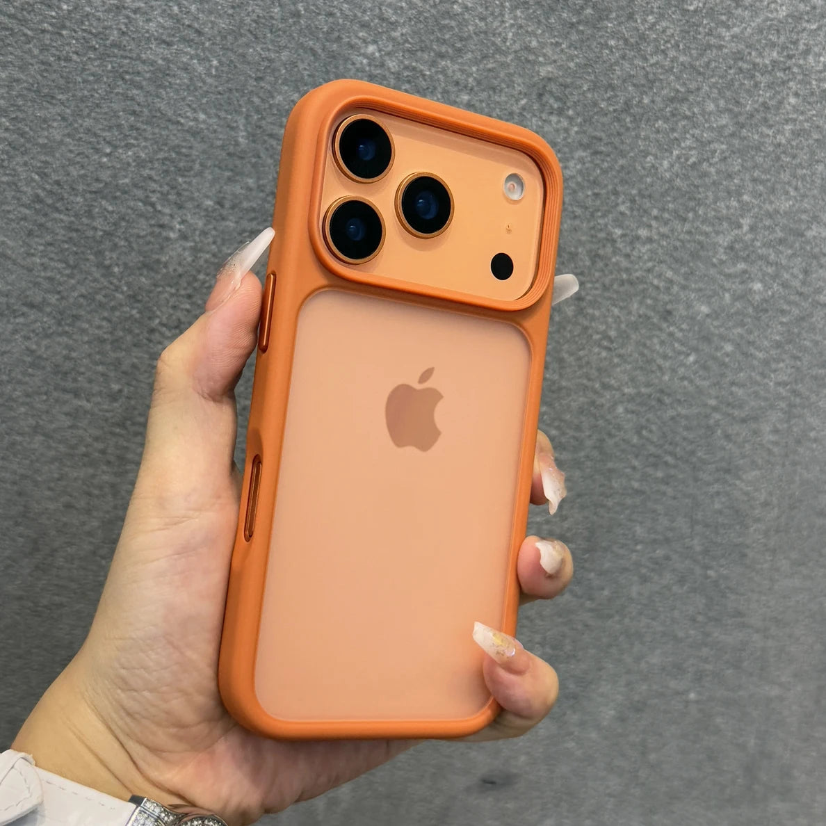 iPhone Orange Matte Case