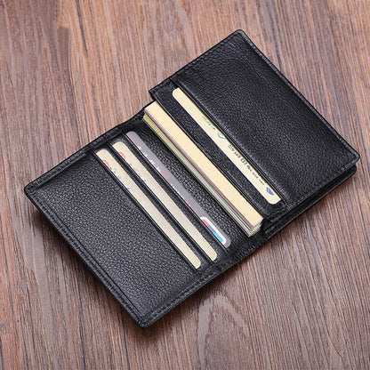 Luxury Leather Card Wallets For Men (Black)