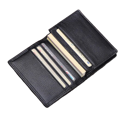 Luxury Leather Card Wallets For Men (Black)