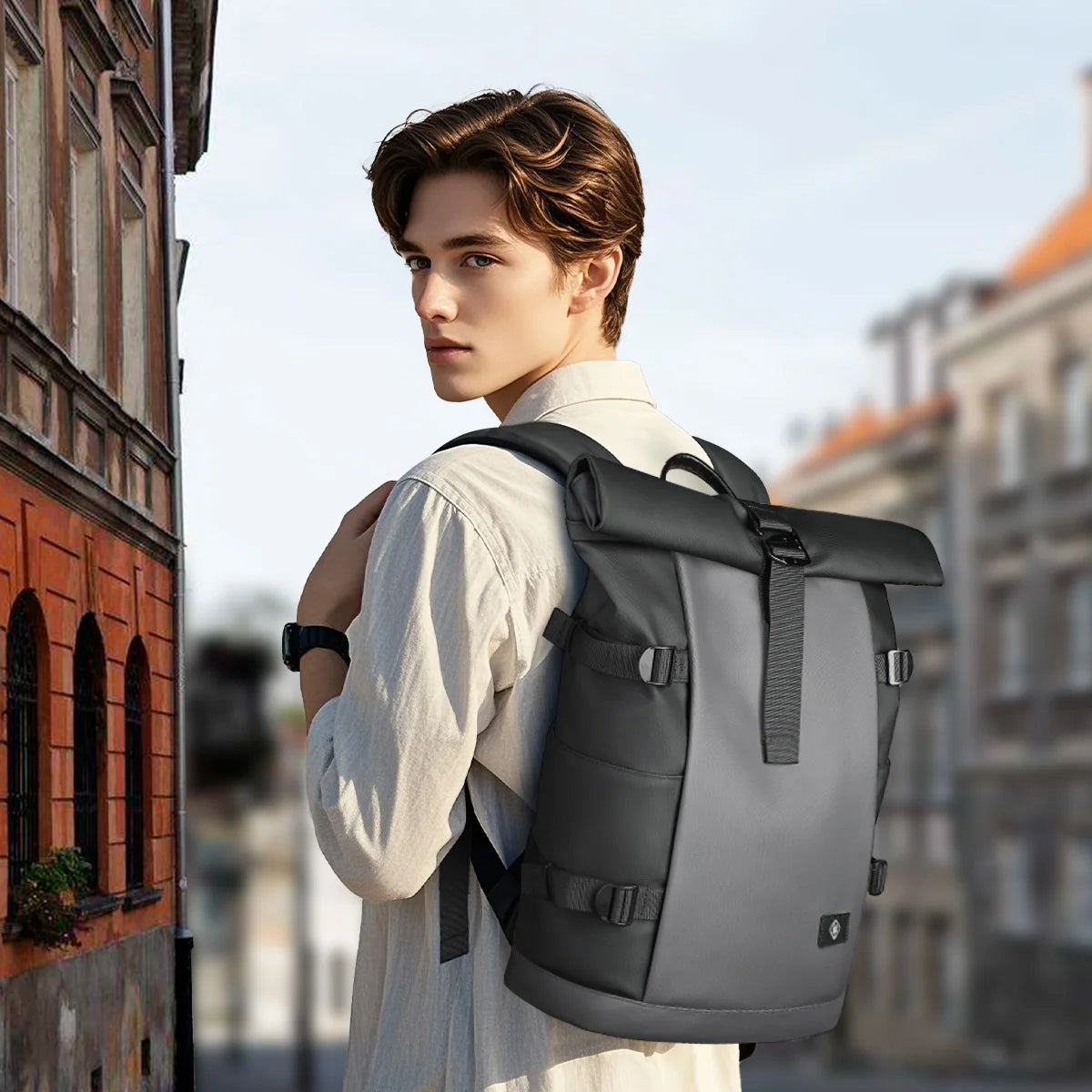 Roll-Top Bag with Waterproof