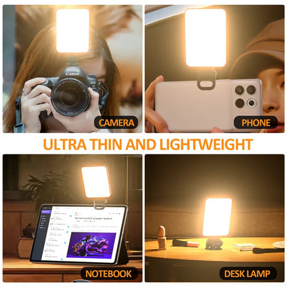 Magnetic Mini LED Ring Light for Travel